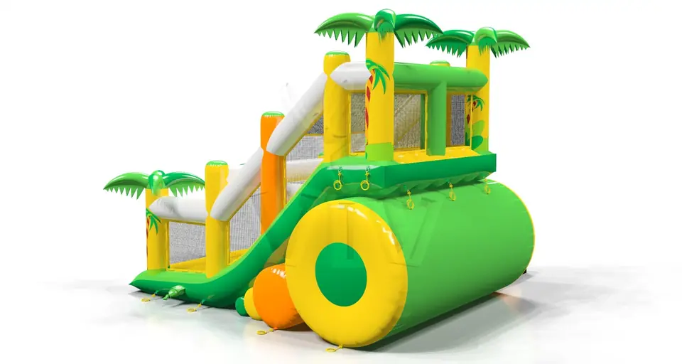 Mini Tropical Islands commercial inflatable slide