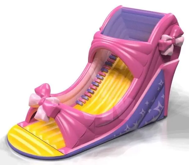 Pink - Pink Collection commercial inflatable slide