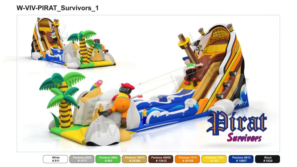 Pirate Slide - Collection Pirate commercial inflatable slide