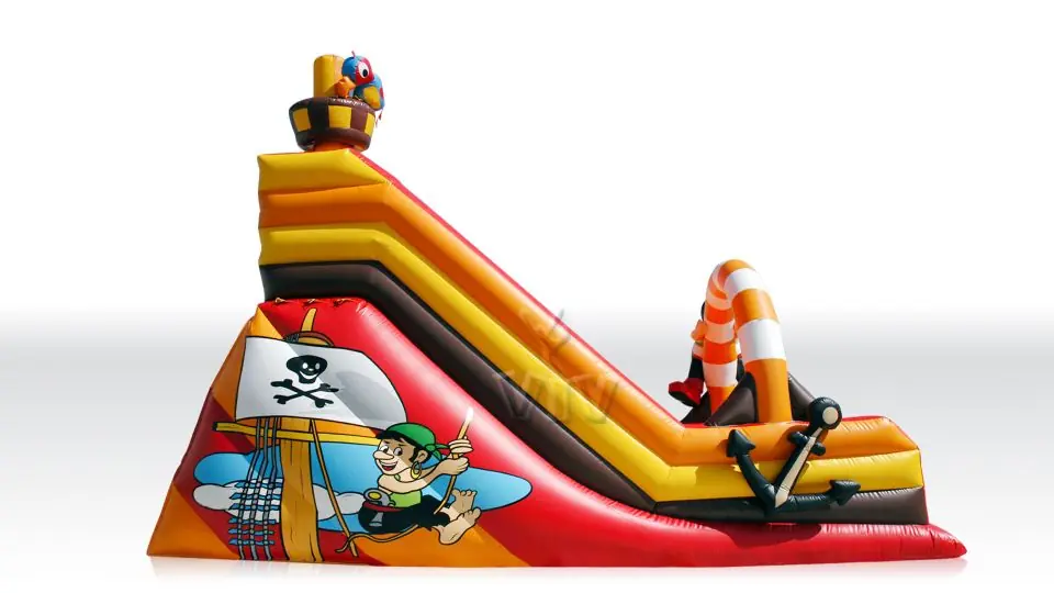 Pirate with parrot commercial inflatable slide