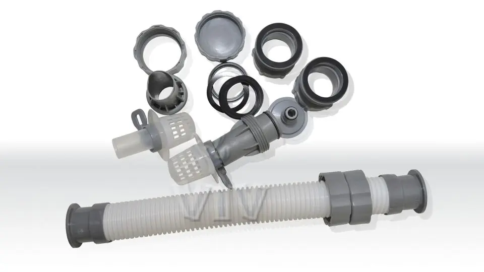 Pump with sand filter for water slides with hoses commercial inflatable slide