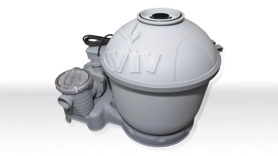 Pump with sand filter for water slides with hoses commercial inflatable slide
