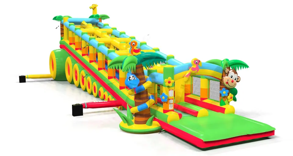 Rolls Jungle de Luxe (without rollers) commercial inflatable slide