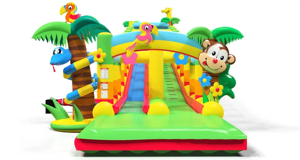 Rolls Jungle de Luxe (without rollers) commercial inflatable slide