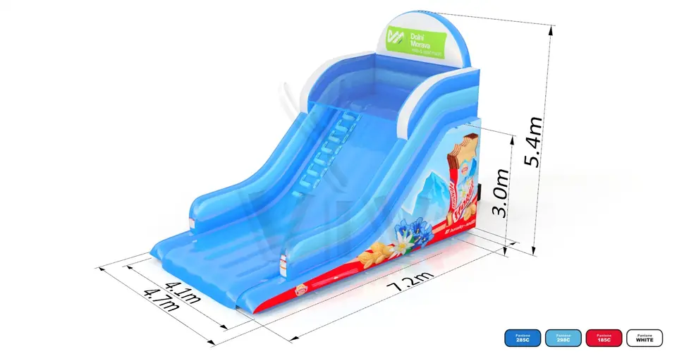 S Dolni Morava commercial inflatable slide