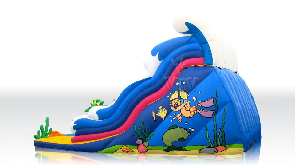 Sea Horse - Collection Underwater World commercial inflatable slide