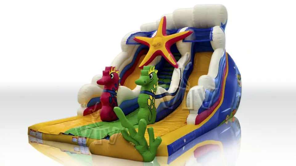 Sea Horse - Collection Underwater World commercial inflatable slide