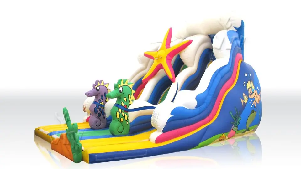 Sea Horse - Collection Underwater World commercial inflatable slide