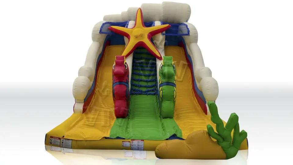 Sea Horse - Collection Underwater World commercial inflatable slide