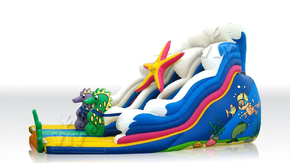 Sea Horse - Collection Underwater World commercial inflatable slide