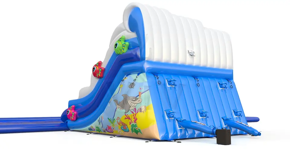 Shark Mini for the pool commercial inflatable slide