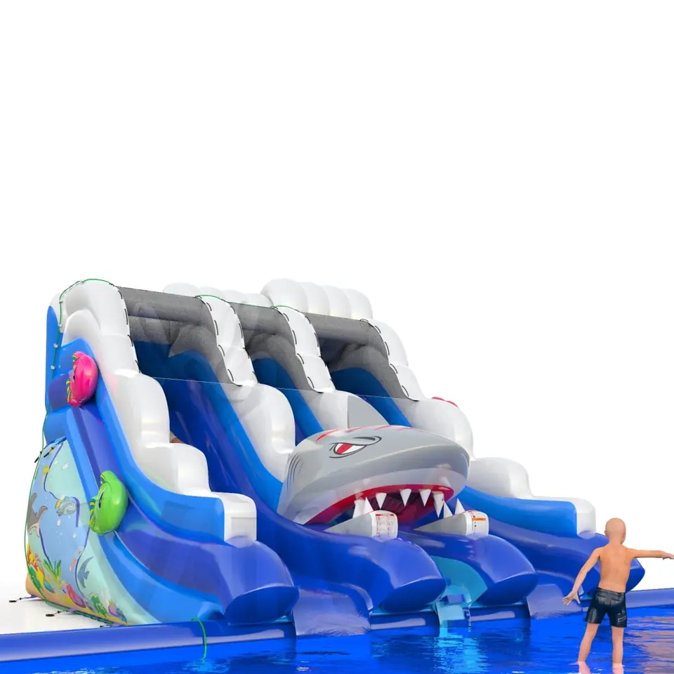 Shark Mini for the pool commercial inflatable slide