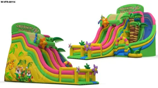 Slide 24 x 15 x 16 m commercial inflatable slide