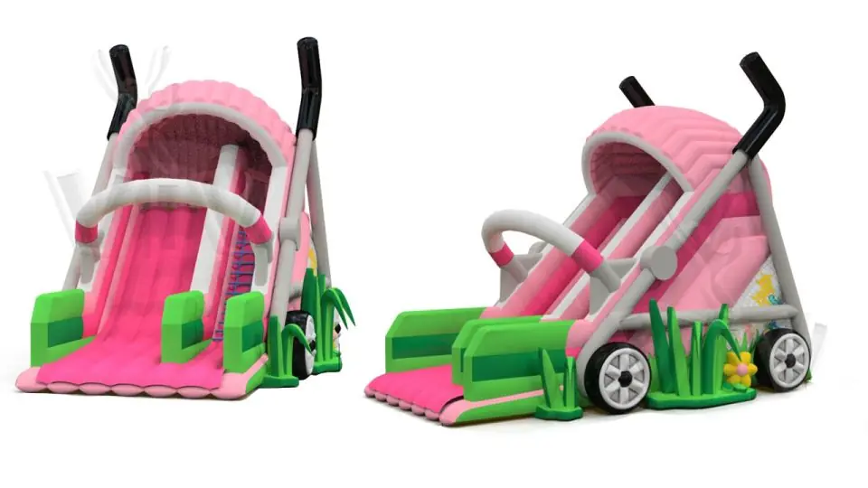 Slide Baby stroller MINI 8 m commercial inflatable slide