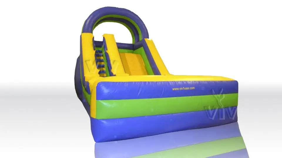 Slide Classic with a barrier commercial inflatable slide