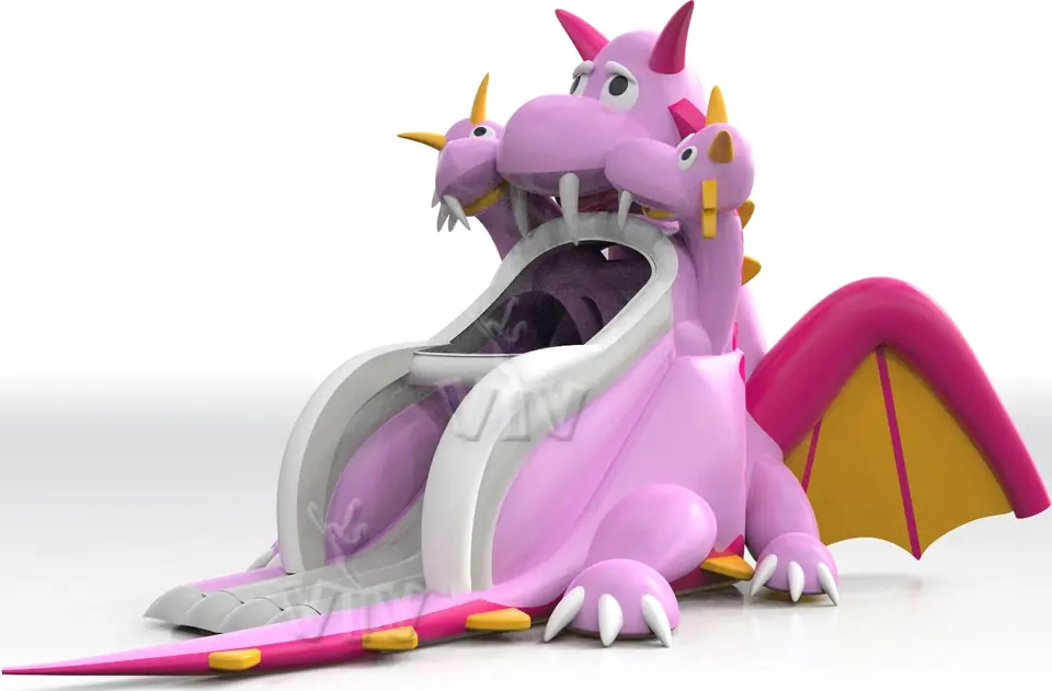 Dragon Castle commercial inflatable slide
