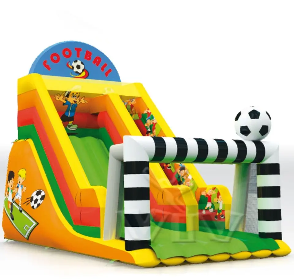 Football commercial inflatable slide