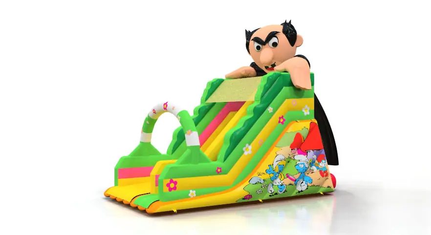 Slide Gargamel - Collection Smurf commercial inflatable slide