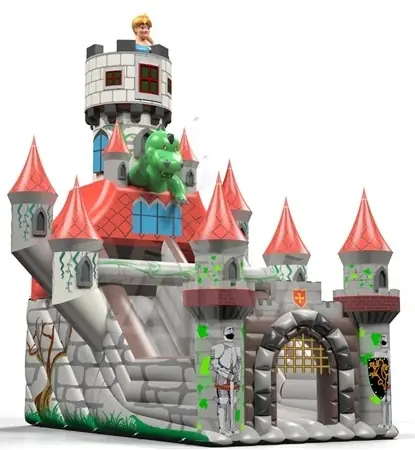 King Arthur commercial inflatable slide