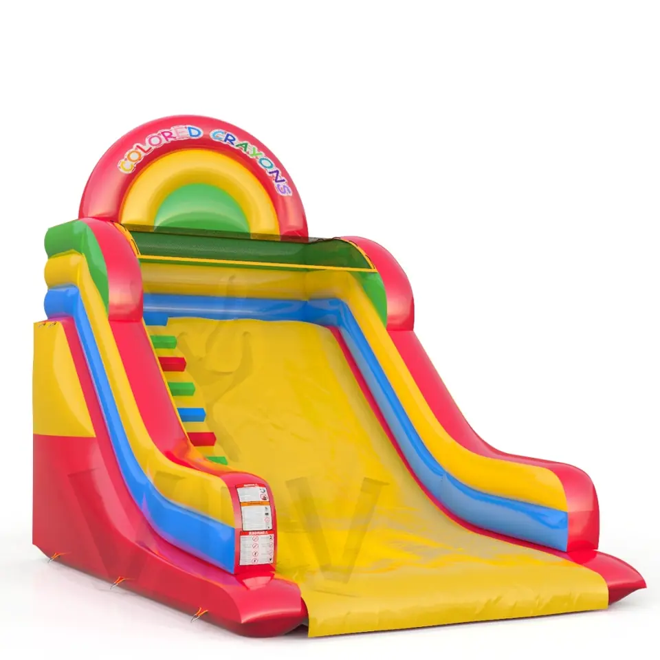 Mini Crayons commercial inflatable slide