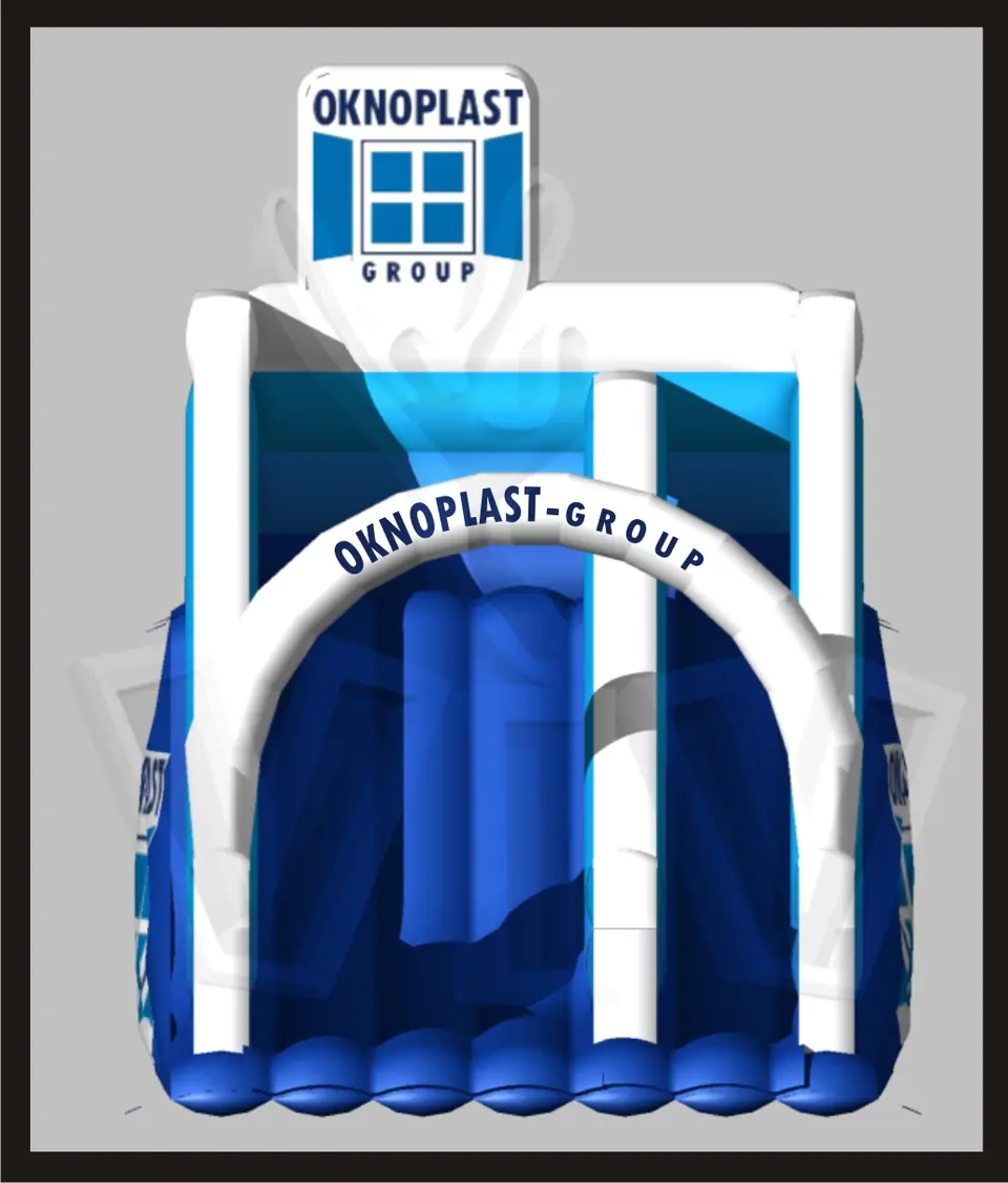 Slide MINI Super Plus Oknoplast 8 x 5.3 x 6 m commercial inflatable slide