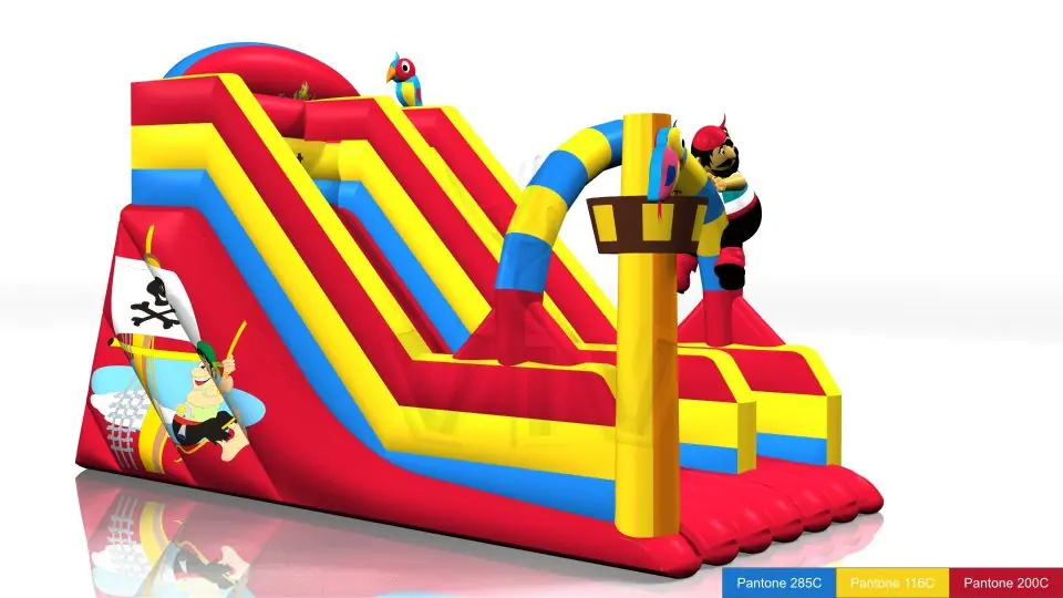Slide Pirate 12 x 6.8 x 8.5 m commercial inflatable slide