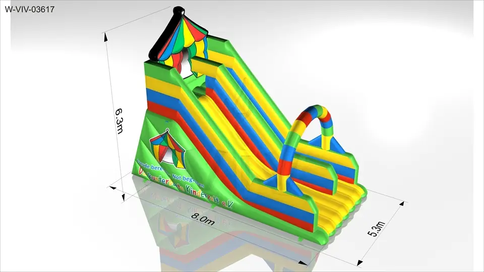 Slide Rainbow MINI commercial inflatable slide