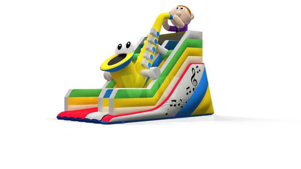Saxophone commercial inflatable slide
