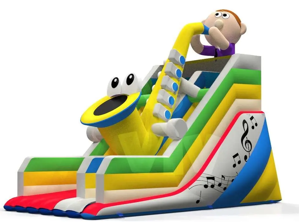 Saxophone commercial inflatable slide