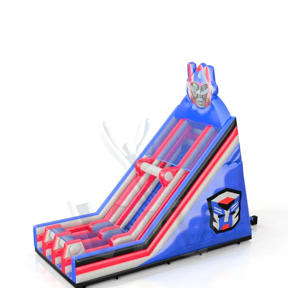 Vrec with Robot Head commercial inflatable slide