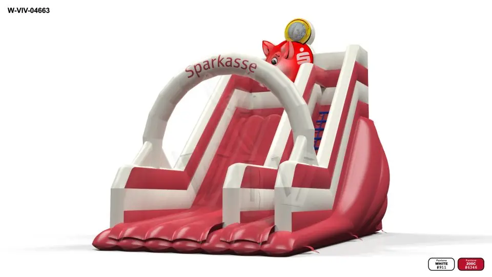 "Sparkasse" - Collection Sparkasse commercial inflatable slide