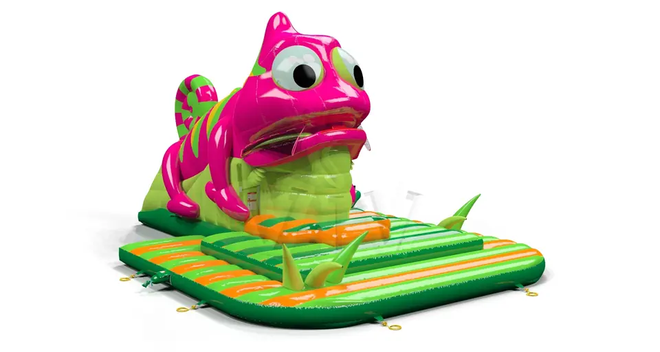 Swallower Chameleon commercial inflatable slide