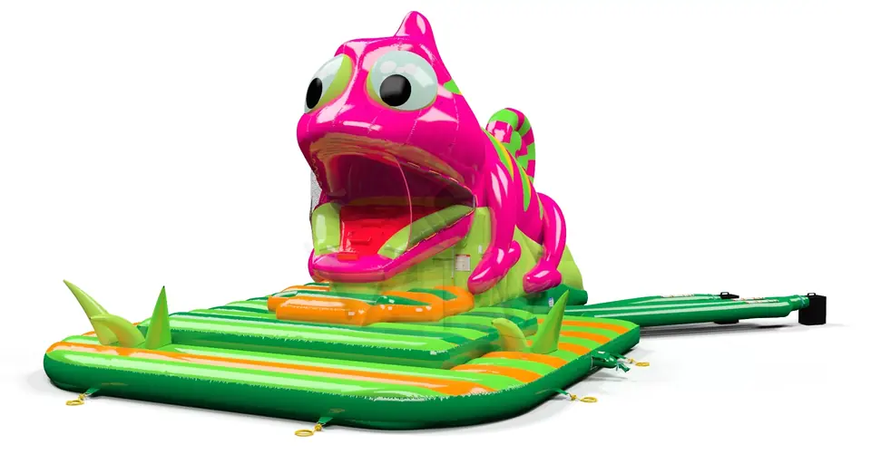 Swallower Chameleon commercial inflatable slide