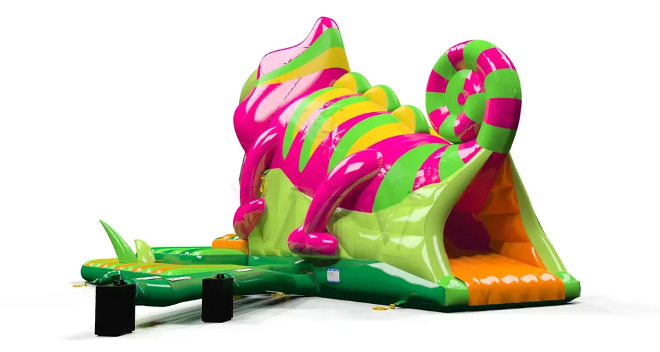 Swallower Chameleon commercial inflatable slide