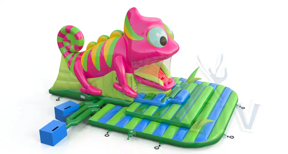 Swallower Chameleon commercial inflatable slide