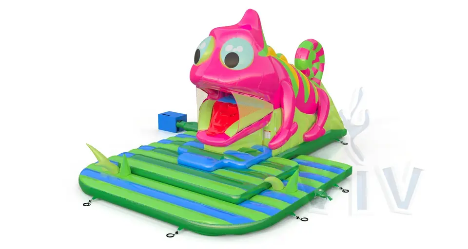 Swallower Chameleon commercial inflatable slide