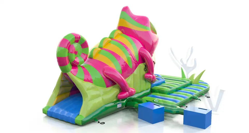 Swallower Chameleon commercial inflatable slide