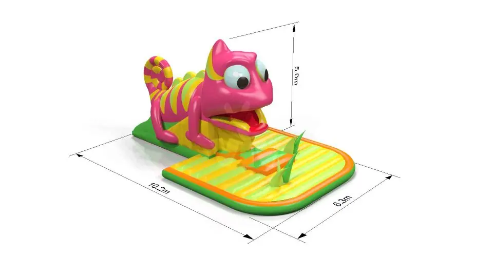 Swallower Chameleon - Collection Big Bugs commercial inflatable slide