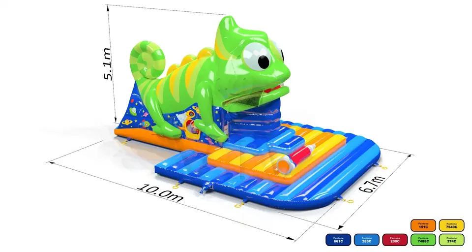 Swallower Cosmos commercial inflatable slide