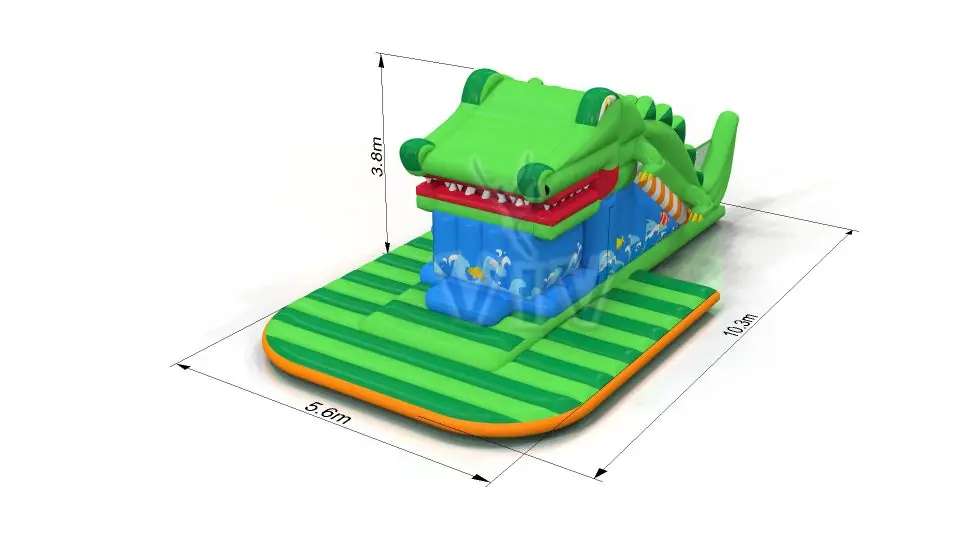 Swallower Crocodile STANDARD commercial inflatable slide