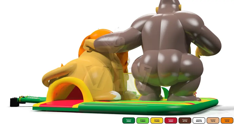 swallower Lion commercial inflatable slide