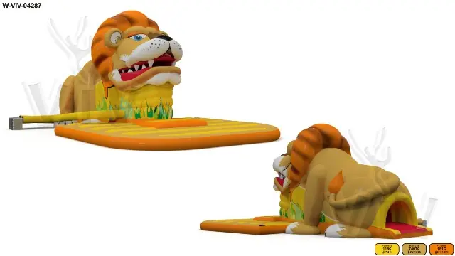 Swallower Lion commercial inflatable slide