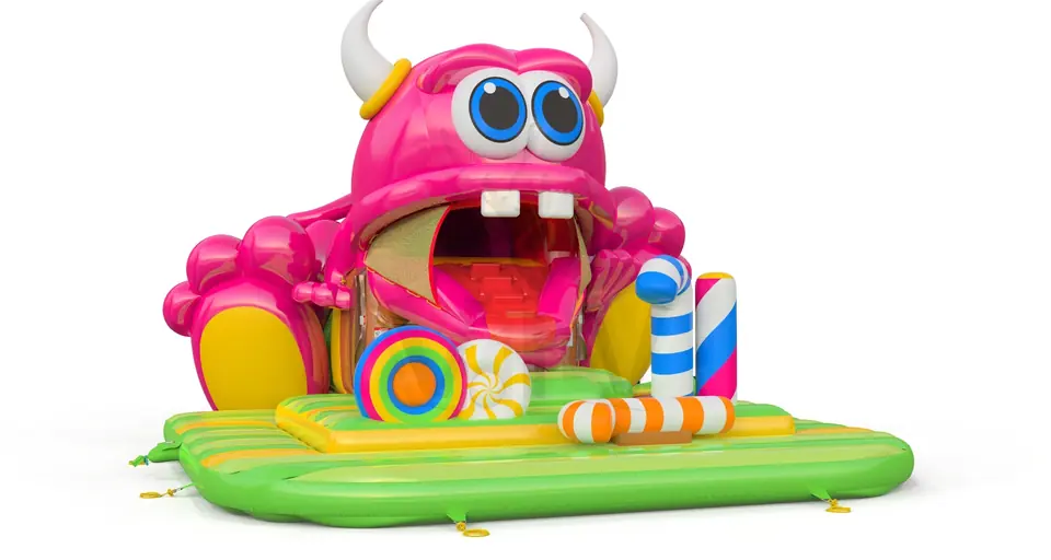 Swallower Monster commercial inflatable slide