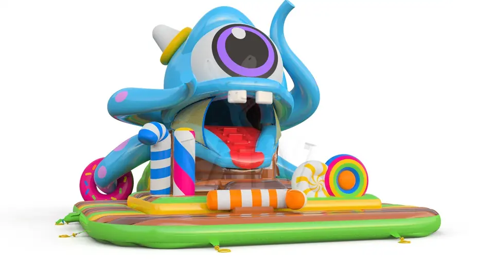 Swallower Monster commercial inflatable slide