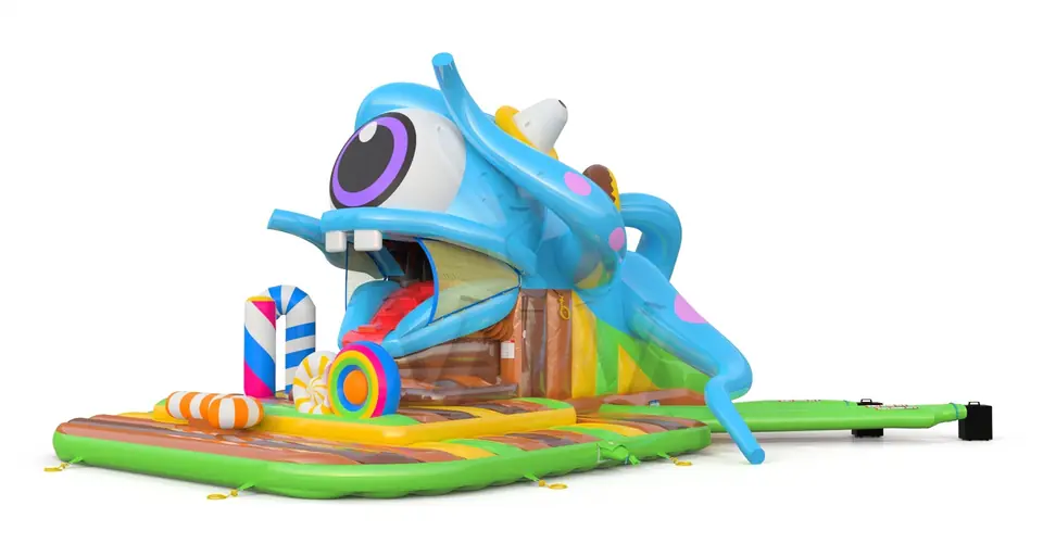 Swallower Monster commercial inflatable slide