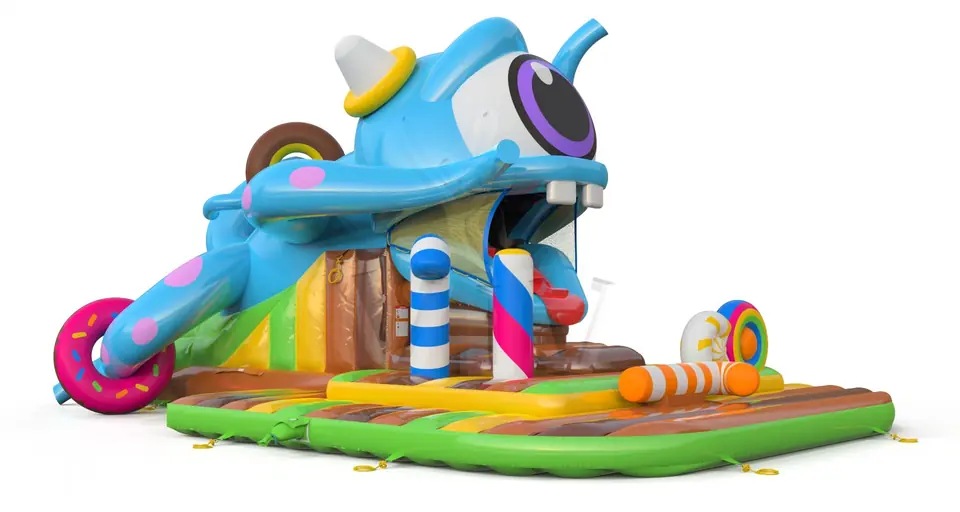 Swallower Monster commercial inflatable slide