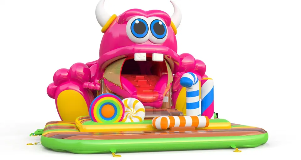 Swallower Monster commercial inflatable slide