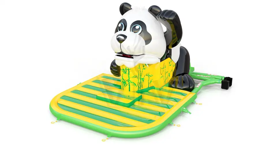 Swallower Panda commercial inflatable slide