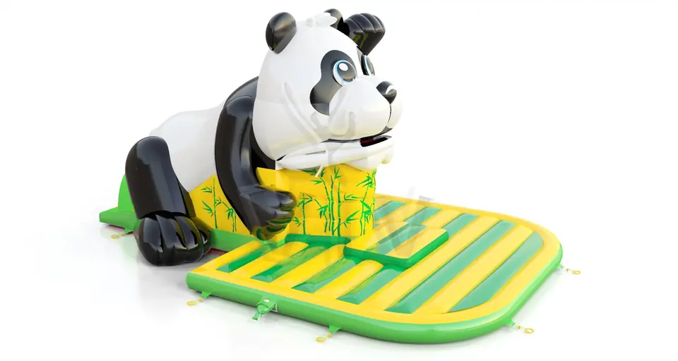 Swallower Panda commercial inflatable slide