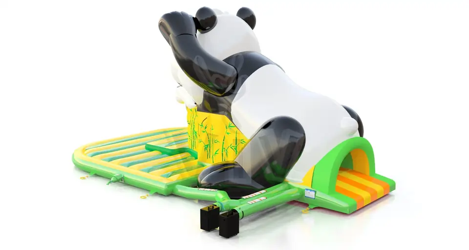 Swallower Panda commercial inflatable slide